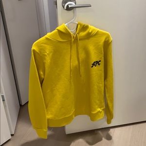 A.P.C yellow hoodie